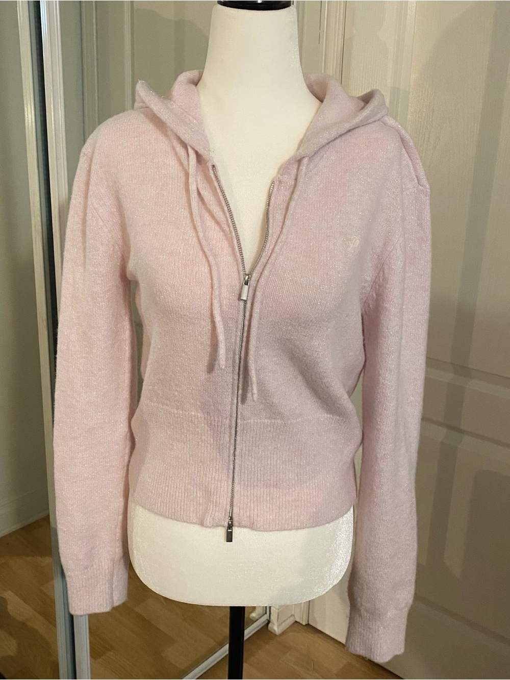 PINK Victoria's Secret Light Pink Zip Hoodie